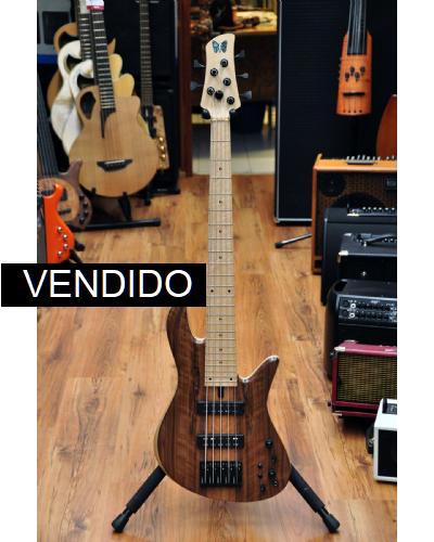 Fodera Emperor Standard Special 5 Walnut Hollowbody Limited Edition Doctorbass 2020